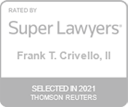 Frank Crivello II is a top-rated attorney in Wisconsin by Super Lawyers